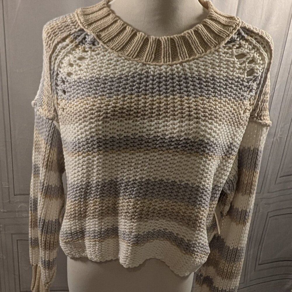 Free People Cropped Sweater